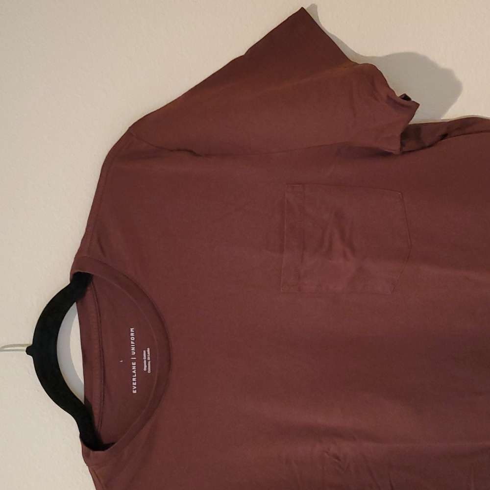 Everlane Brown Pocket T-Shirt Large